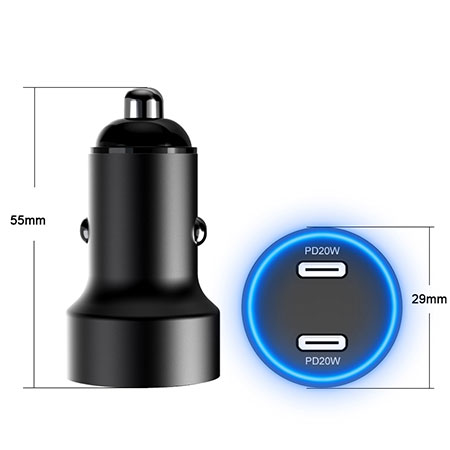 PD Car Charger - 339-2C-40W