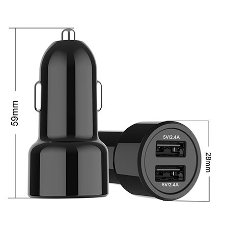 USB Ladegerät Auto - 322-4.8A24W